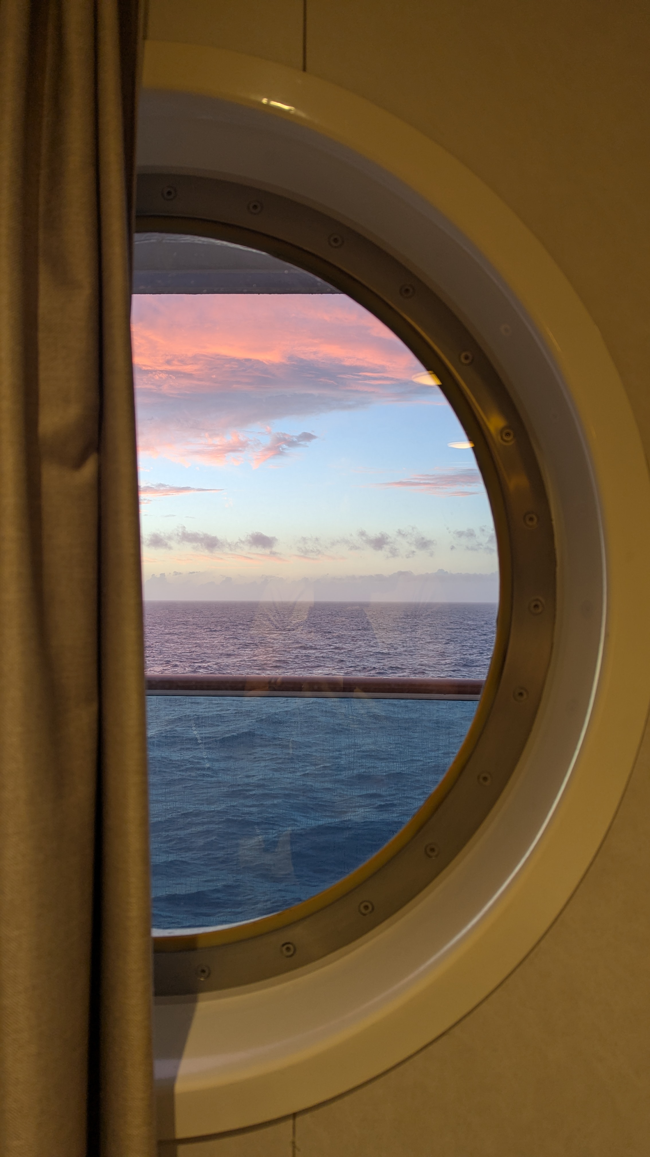 A view from the balcony window