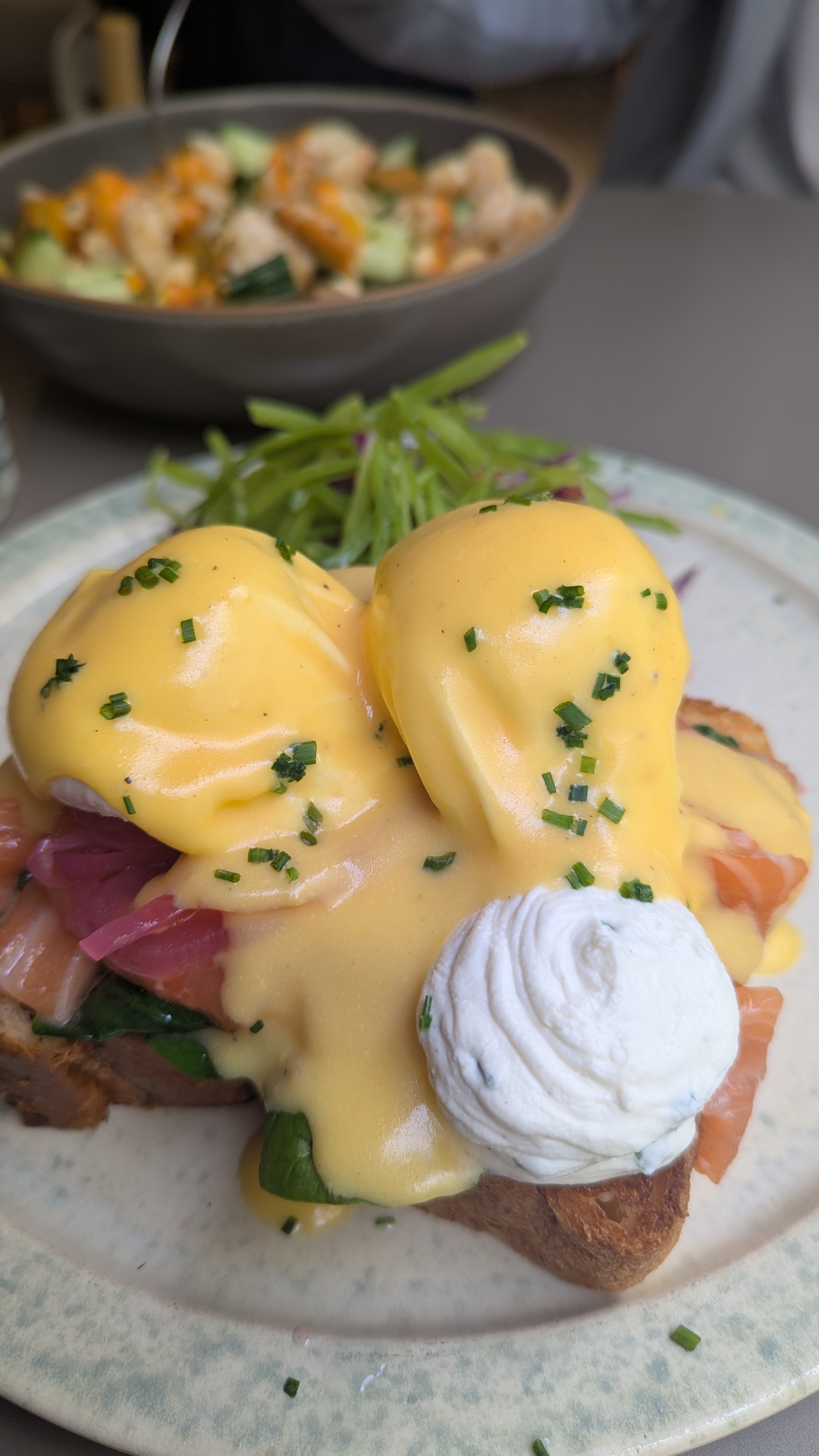 My go-to brunch order - Eggs Benedict. 10/10